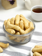 Fish Cracker originally from Banjarmasin,Indonesia. It usually called AMPLANG or KUKU MACAN. Made from fish,starch and secret ingredients