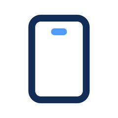 smartphone outline color icon