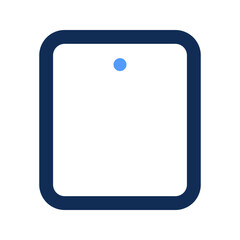 tablet outline color icon