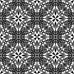 black and white seamless pattern