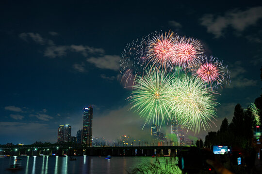 Fireworks Festival in Yeouido, Seoul, Korea