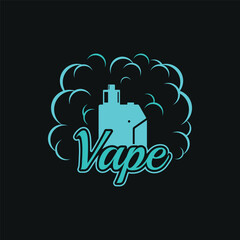 Vape or E-Cigarette Logo Template