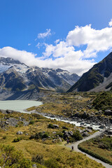 Naklejka na ściany i meble Mount Cook New Zealand