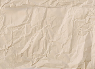 Beige Paper, crumpled paper. Abstract style paper texture grainy textured background