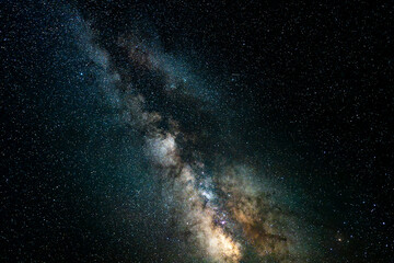 Colorful Milky Way for sky replacement layer