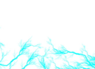 Fototapeta na wymiar blue thunder effect