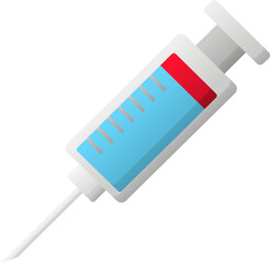 Syringe vector illustration. Medical injection icon for design first aid, health, treatment and pharmacy. Medical syringe symbol for medicine, healthy, sick, drug and healthcare