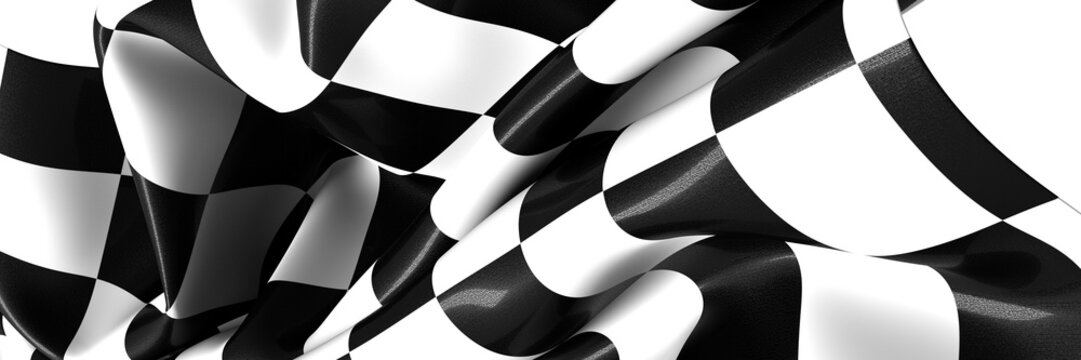  Checkered flag, race flag background  - PNG 3D transparent
