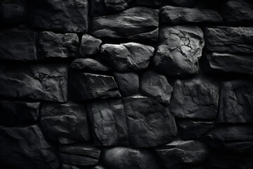 Dark stones texture, stone wallpaper | Ai generated