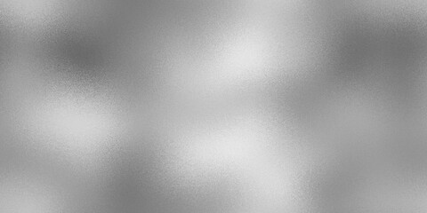 Seamless vintage subtle gritty grunge speckled film grain noise texture transparent photo overlay. Light grey frosted glass gradient blur background. Abstract fine spray paint particles backdrop.