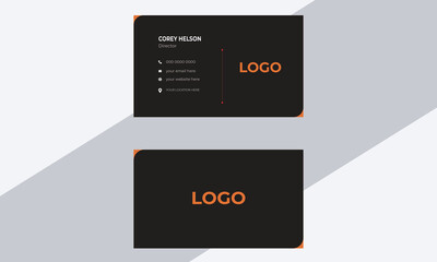 modern Business card design template