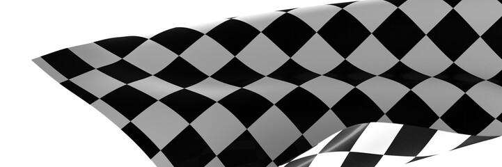 Naklejka premium Checkered flag, race flag background