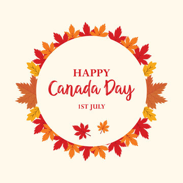 Canada day illustration
