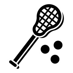 A perfect design icon of long tennis 