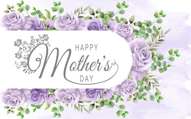 Happy mother's day banner or happy mother's day event poster background