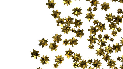 stars background, sparkle lights confetti falling. magic shining Flying christmas stars on night