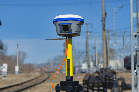 High precision RTK GNSS receiver running on survey  as base station