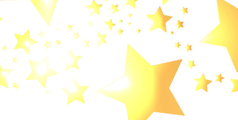 XMAS stars. Confetti celebration, Falling golden abstract decoration for party, birthday celebrate, - PNG transparent
