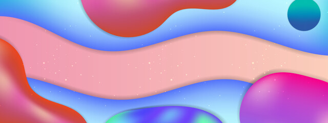 Vector colorful colourful gradient liquid background