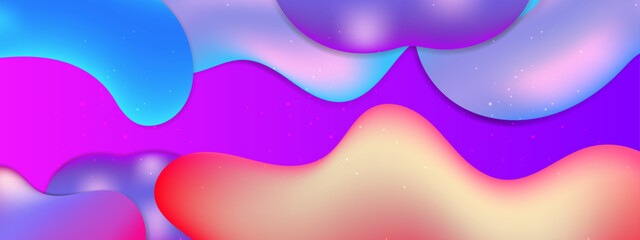 Vector abstract liquid background