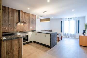 modern kitchen interior