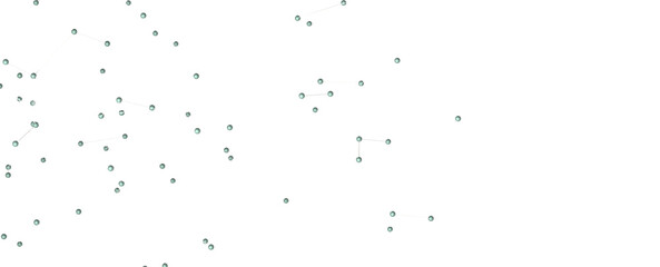 The structure of the network connection of points and lines. Data technology. - PNG transparent