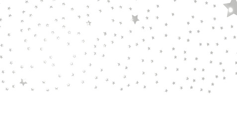 sparkling Christmas confetti falling isolated on white. magic shining flying stars glitter backdrop, sparkle border - png transparent