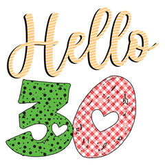 Birthday Sublimation Design