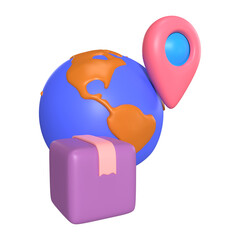 Location 3D Illustration Icon