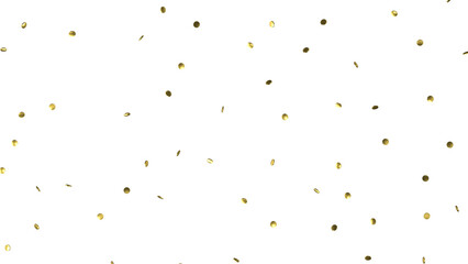 gold confetti