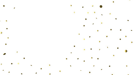 Glittering golden confetti png. Glittering golden