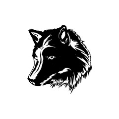 Wolf Vintage Logo Stock Vector