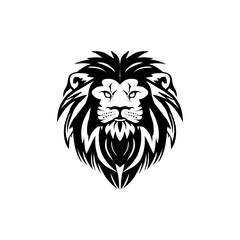 Lion Head Logo Vector Template Illustration Design