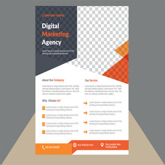 Template Design Brochure Set, Annual Report, Magazine, Poster, Corporate Presentation Collection, Portfolio, Flyer With Copy Space Vector Illustration