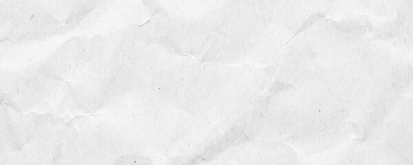 Abstract white crumpled and creased recycle paper texture background