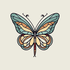 butterfly logo brand design is elegant and sophisticated, perfect for brands that want to showcase their beauty and transformation.