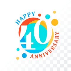 40th Anniversary emblem.