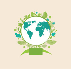 Amazing and Classic Earth Logos Earth Vectors for Business NGOs etc
