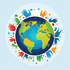 Amazing and Classic Earth Logos Earth Vectors for Business NGOs etc