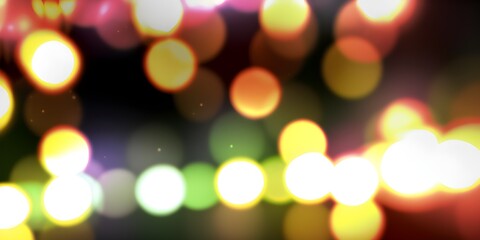 bokeh glowing blurry background wallpaper, Generative AI