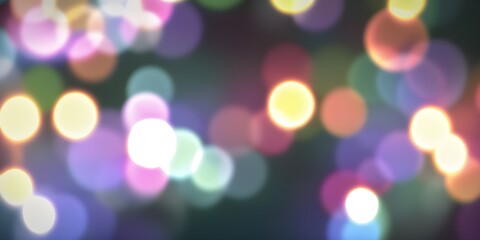 Obraz premium bokeh glowing blurry background wallpaper, Generative AI