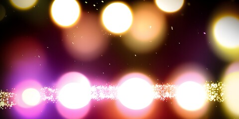 Fototapeta na wymiar bokeh glowing blurry background wallpaper, Generative AI