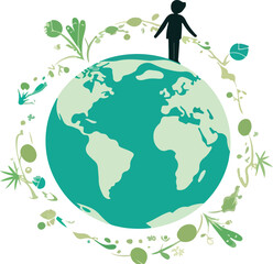 Amazing and Classic Earth Logos Earth Vectors for Business NGOs etc