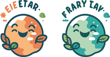 Amazing and Classic Earth Logos Earth Vectors for Business NGOs etc