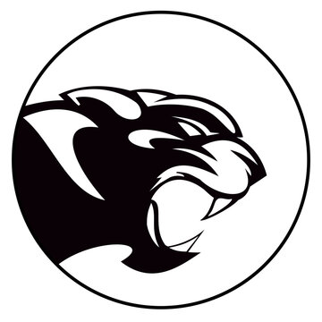 Panther vector icon. The animal symbol for the logo