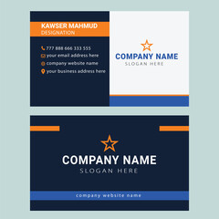 Vector Editable Corporate and Professional Business Card Design