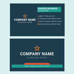 Vector Editable Corporate and Professional Business Card Design