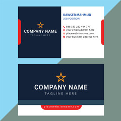 Vector Editable Corporate and Professional Business Card Design