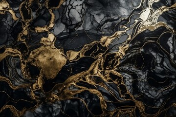 Beautiful dark rich tile background. Generative AI.