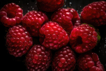 Sweet raspberry. Generative AI
